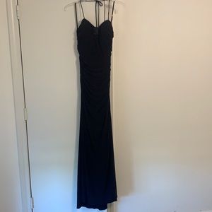 Blonde Nites formal navy blue dress, size 3